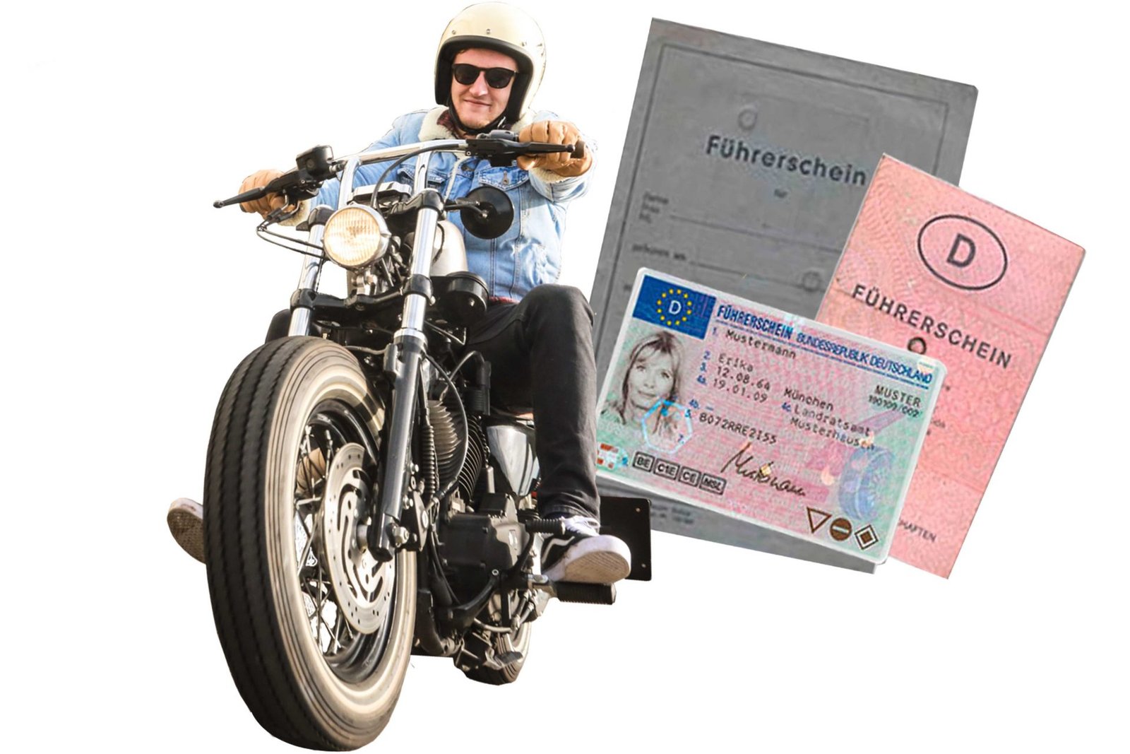 Ein zufriedener Kunde erh&auml;lt von den Experten der Agentur Fahrberater seine Unterlagen f&uuml;r die schnelle F&uuml;hrerschein-Abwicklung.